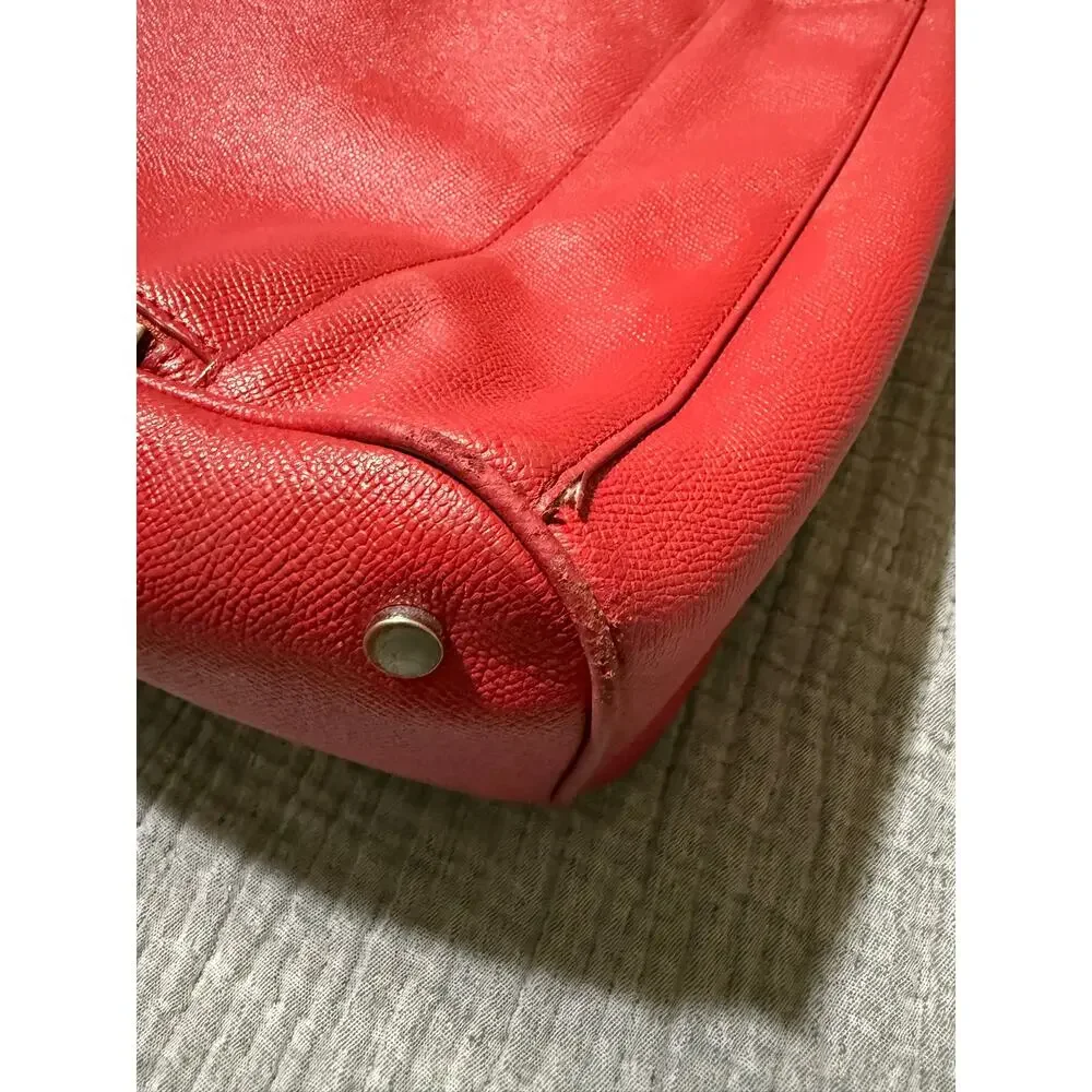 COLE HAAN X AMERICAN AIRLINES WOMEN'S LEATHER BUSINESS BRIEF TOTE LAPTOP BAG